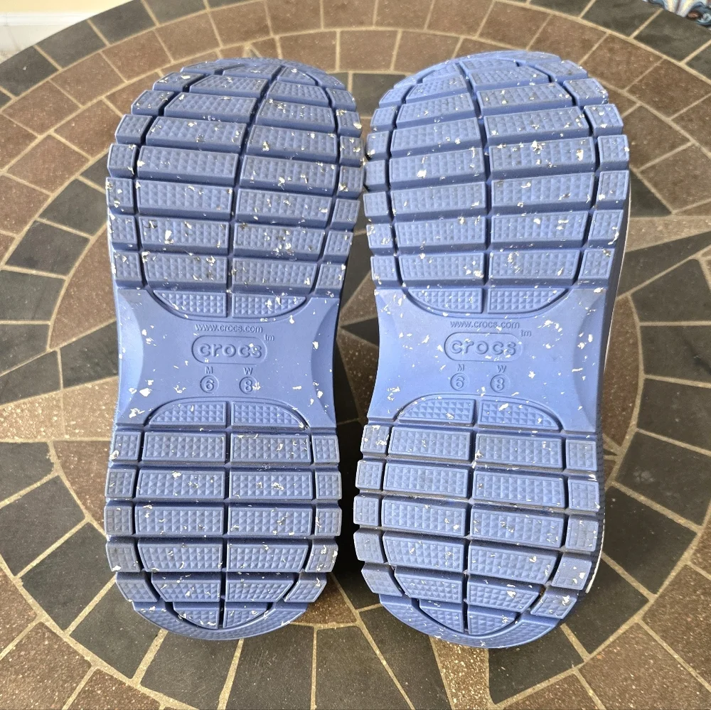 Crocs Mega Crush Platform Clogs in Elemental Blue - Picture 9 of 12